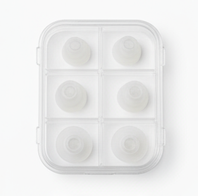 6 Medical-Grade Earplugs (2 pairs each: S, M, L)