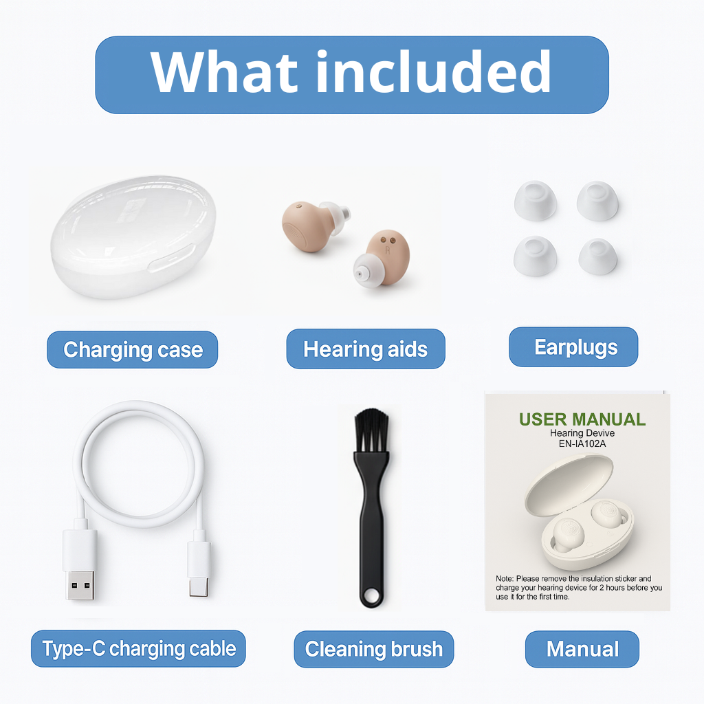 Serozen Rechargeable OTC Hearing Aids