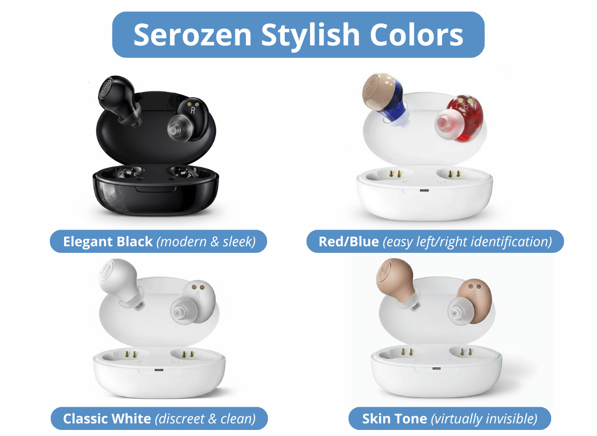 Serozen Rechargeable OTC Hearing Aids